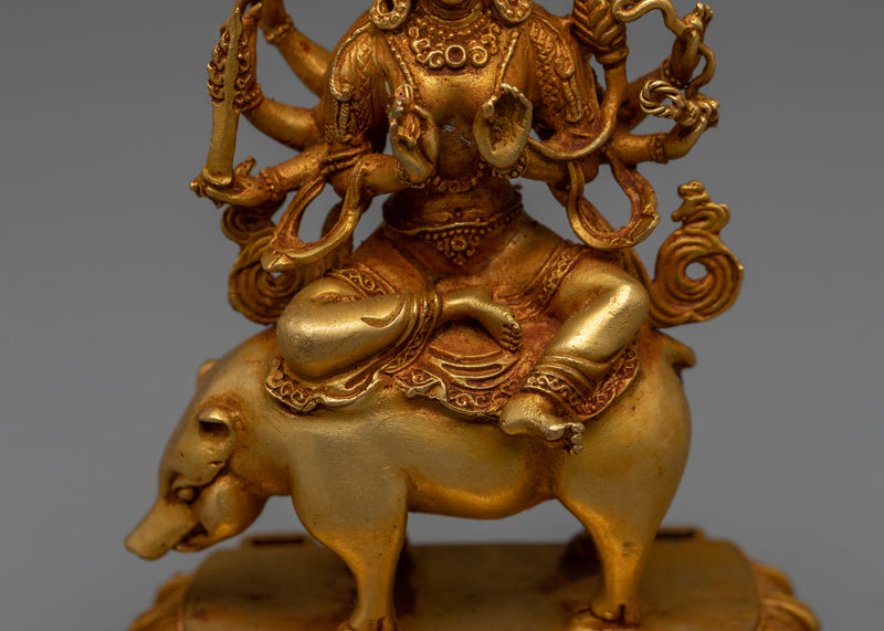 Machine Made Statue of Marici | Representation of the Buddhist Goddess of Light