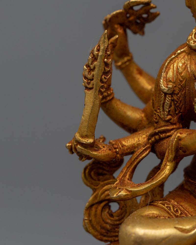 Machine Made Statue of Marici | Representation of the Buddhist Goddess of Light