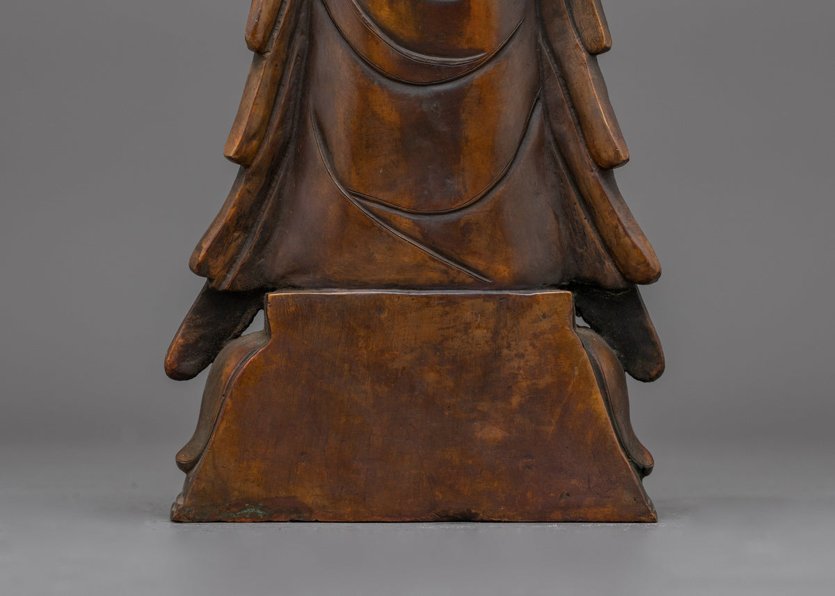 Standing Kshitigarbha Sculpture | Guardian of the Six Realms