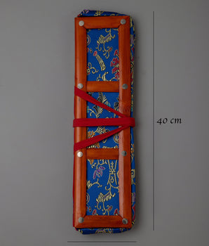 Tibetan Buddhist Scripture Cover | Handmade Dharma Text Protector