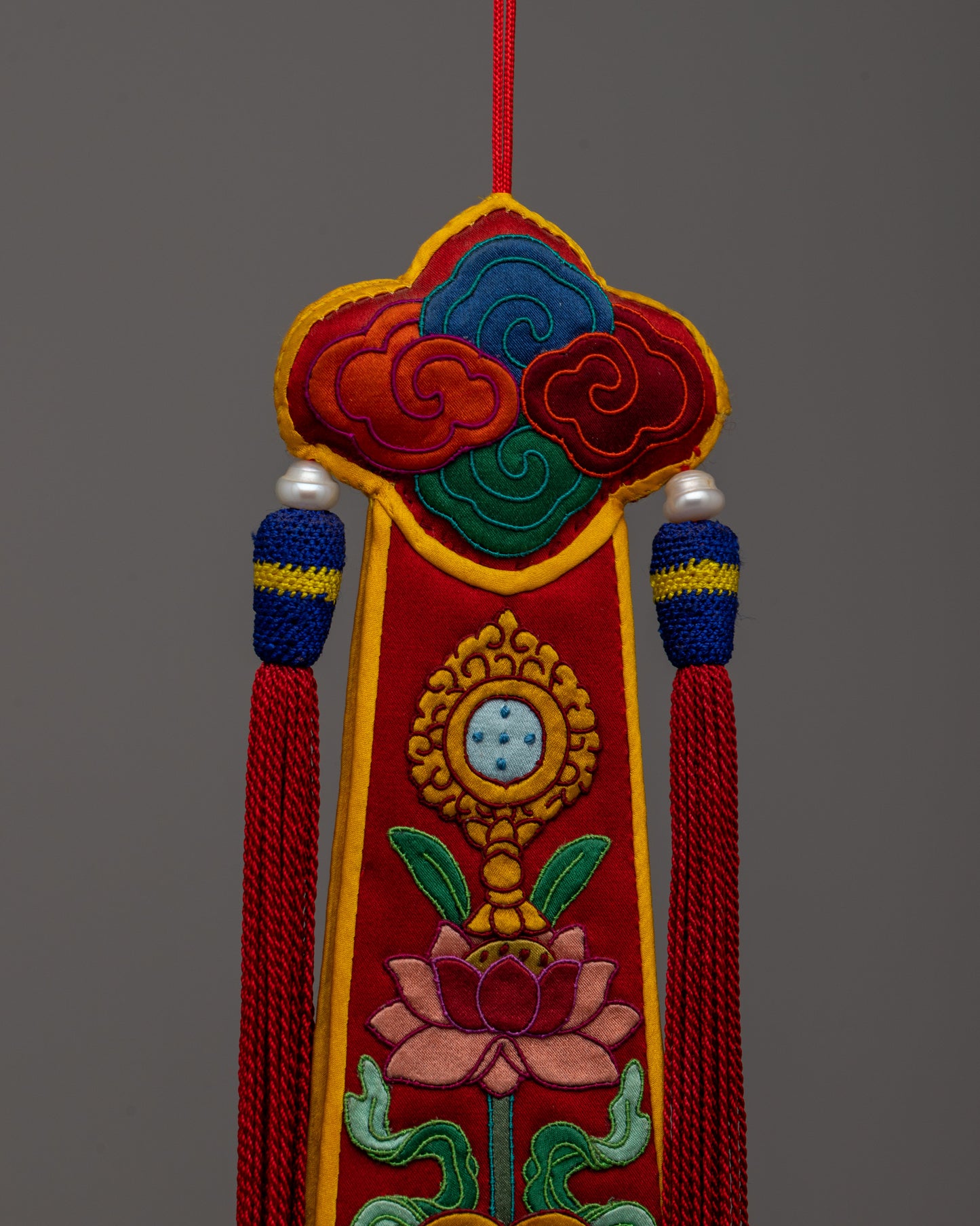 Tibetan Damaru Tail | Auspicious Ritual Accessory