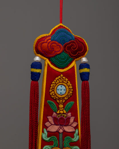 Tibetan Damaru Tail | Auspicious Ritual Accessory