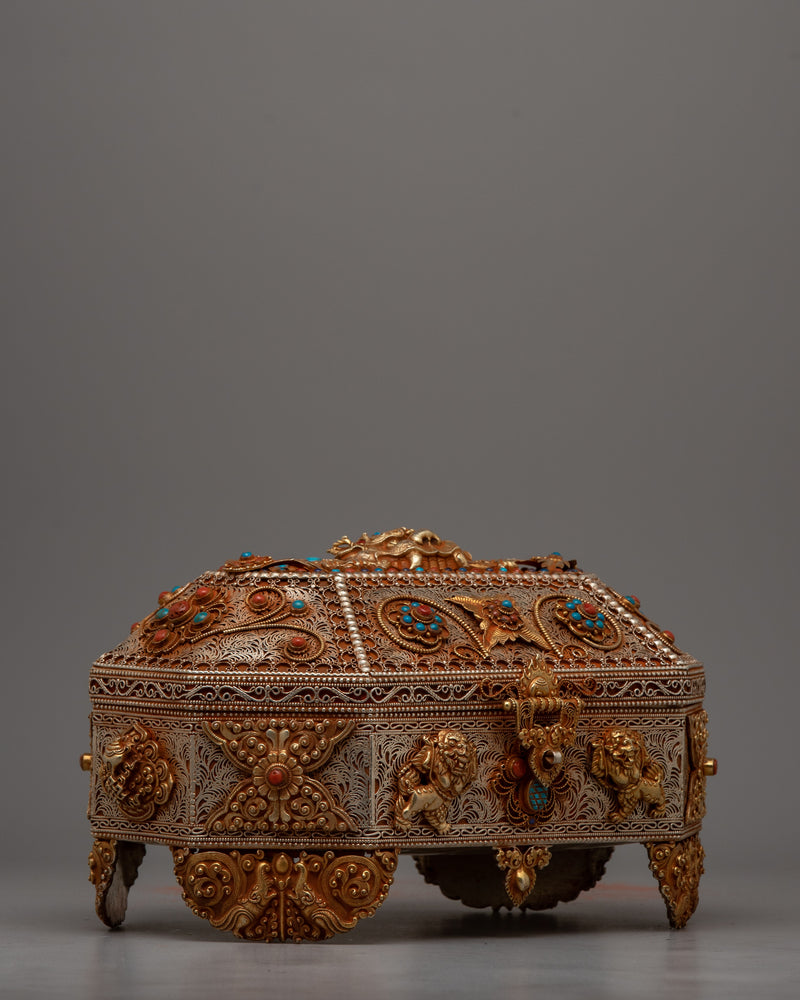 TIbetan Jewelery Box | Preserve Your Precious Gems with the Sacred Symbolism