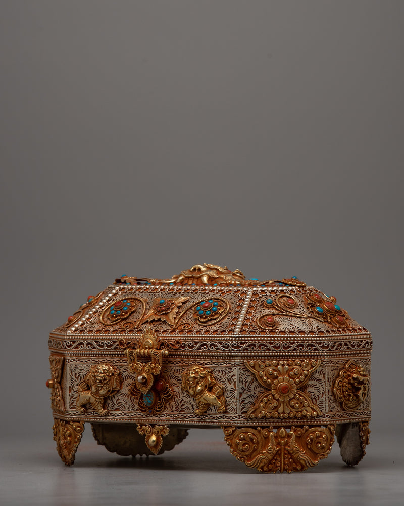 TIbetan Jewelery Box | Preserve Your Precious Gems with the Sacred Symbolism