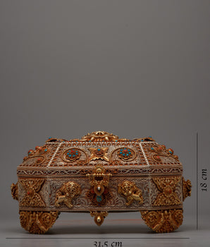 TIbetan Jewelery Box | Preserve Your Precious Gems with the Sacred Symbolism
