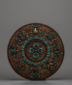 Buddhist Copper Mandala | Sacred Symbol of Spiritual Harmony