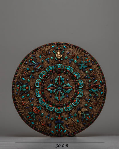 Buddhist Copper Mandala | Sacred Symbol of Spiritual Harmony