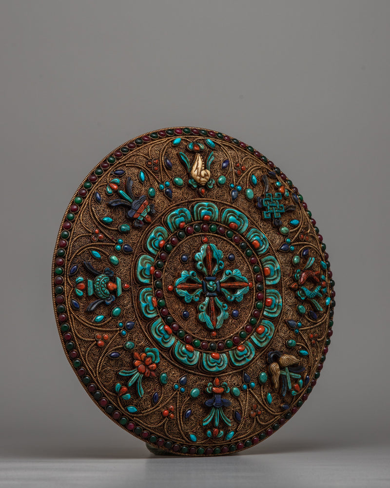 Buddhist Copper Mandala | Sacred Symbol of Spiritual Harmony