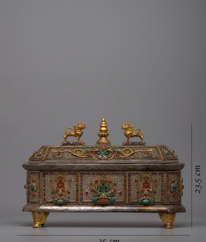 Silver Storage Box | Unique and Artistic Container for Storing Your Beloved Items