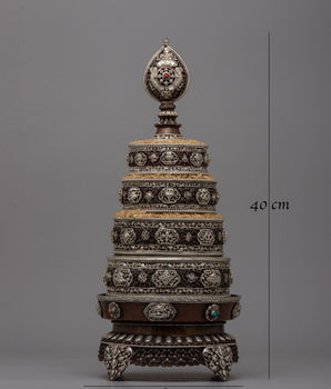 Mandala Silver Plated | Reflecting Spiritual Essence and Grace