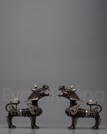 Solid Brass Lion Statue