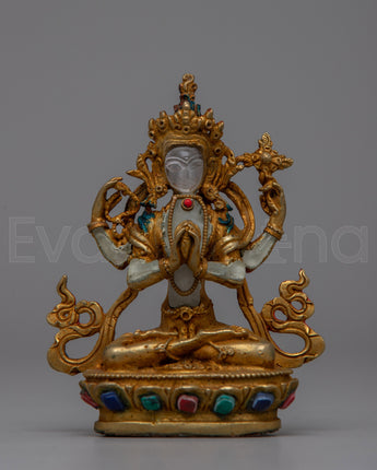 Four Arm Chenrezig Statue
