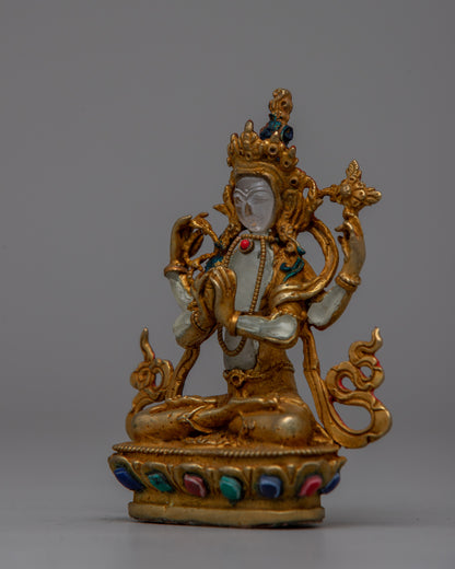 Four Arm Chenrezig Statue | Tibetan Deity of Divine Compassion