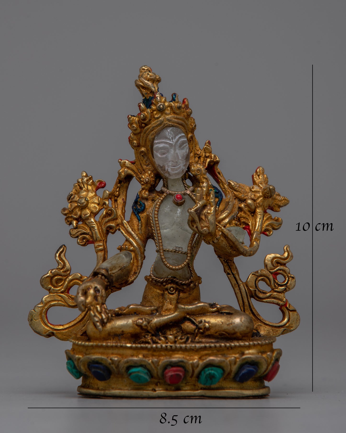 Small White Tara Statue | Graceful Representation of the Compassionate Tara