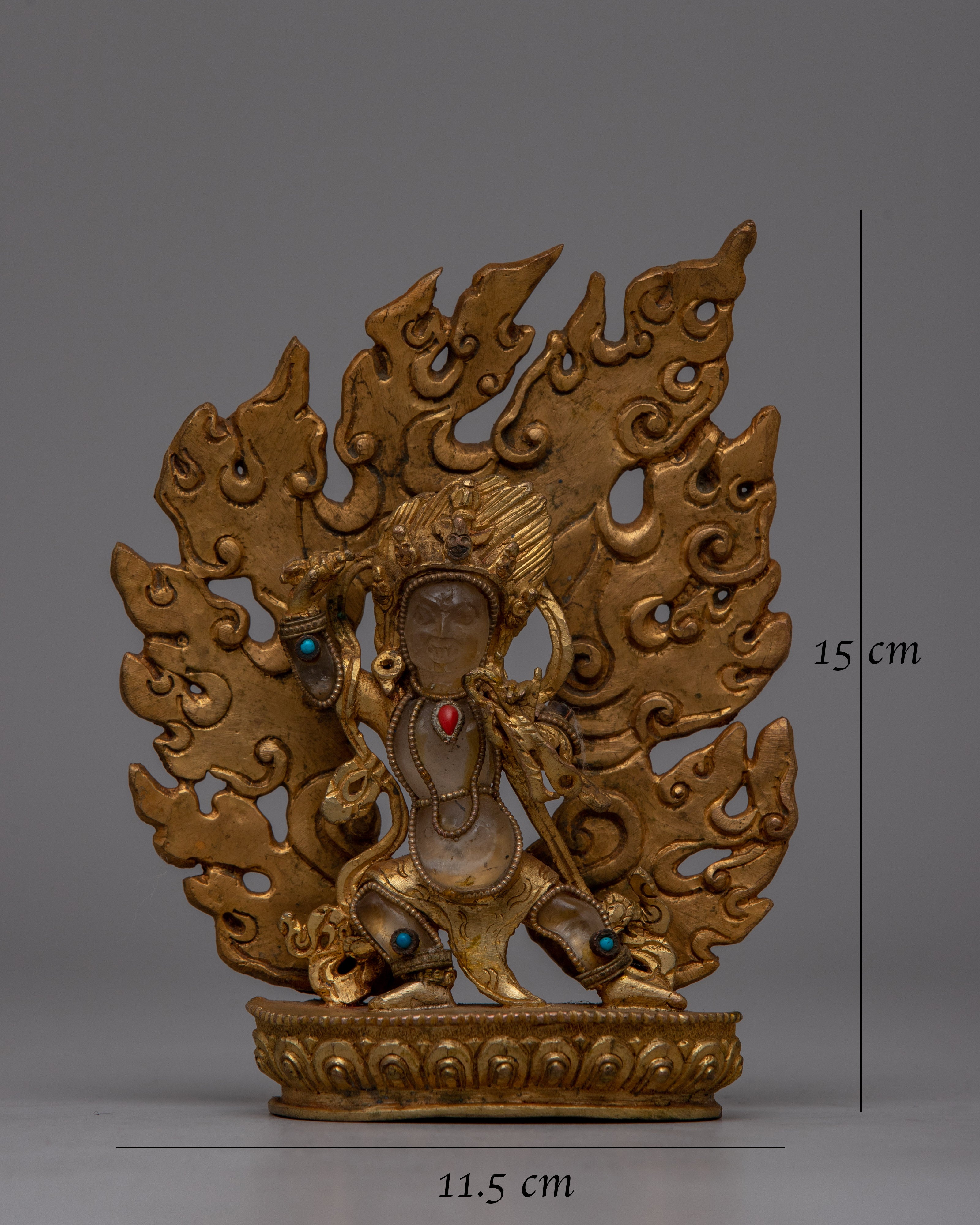 Vajrapani Sadhana Statue | Radiant Symbol of Inner Power and Courage in Buddhist Practice