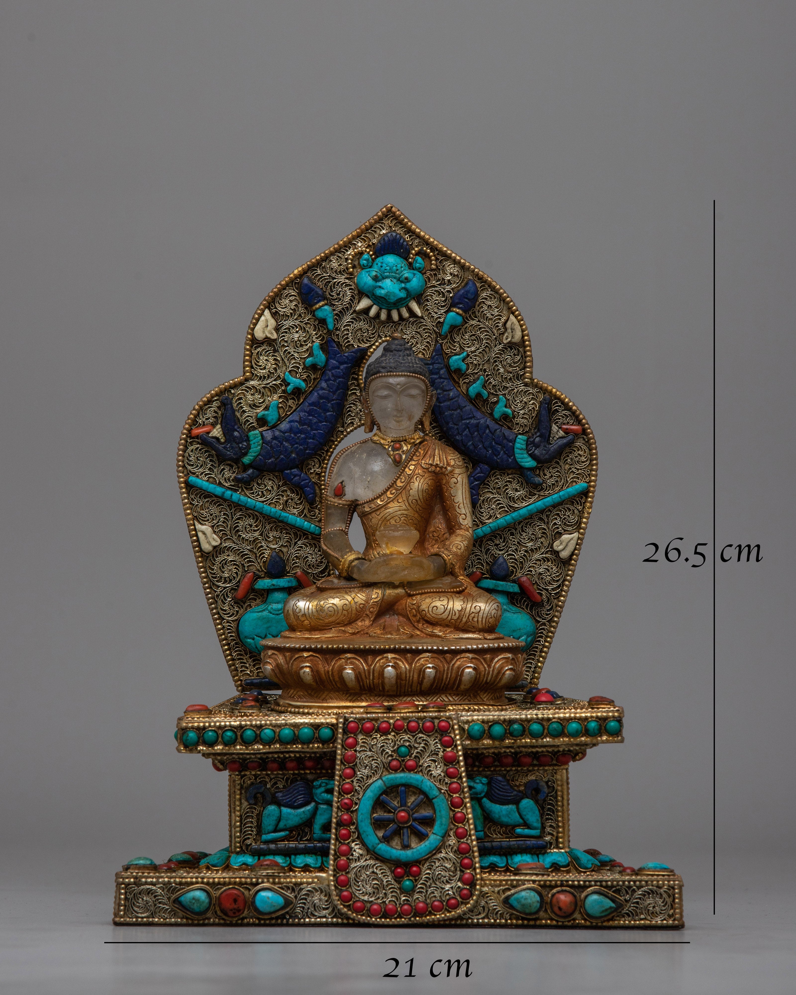 Amida Amitabha Buddha Statue | Statue Serves as a Symbol of Spiritual Aspiration