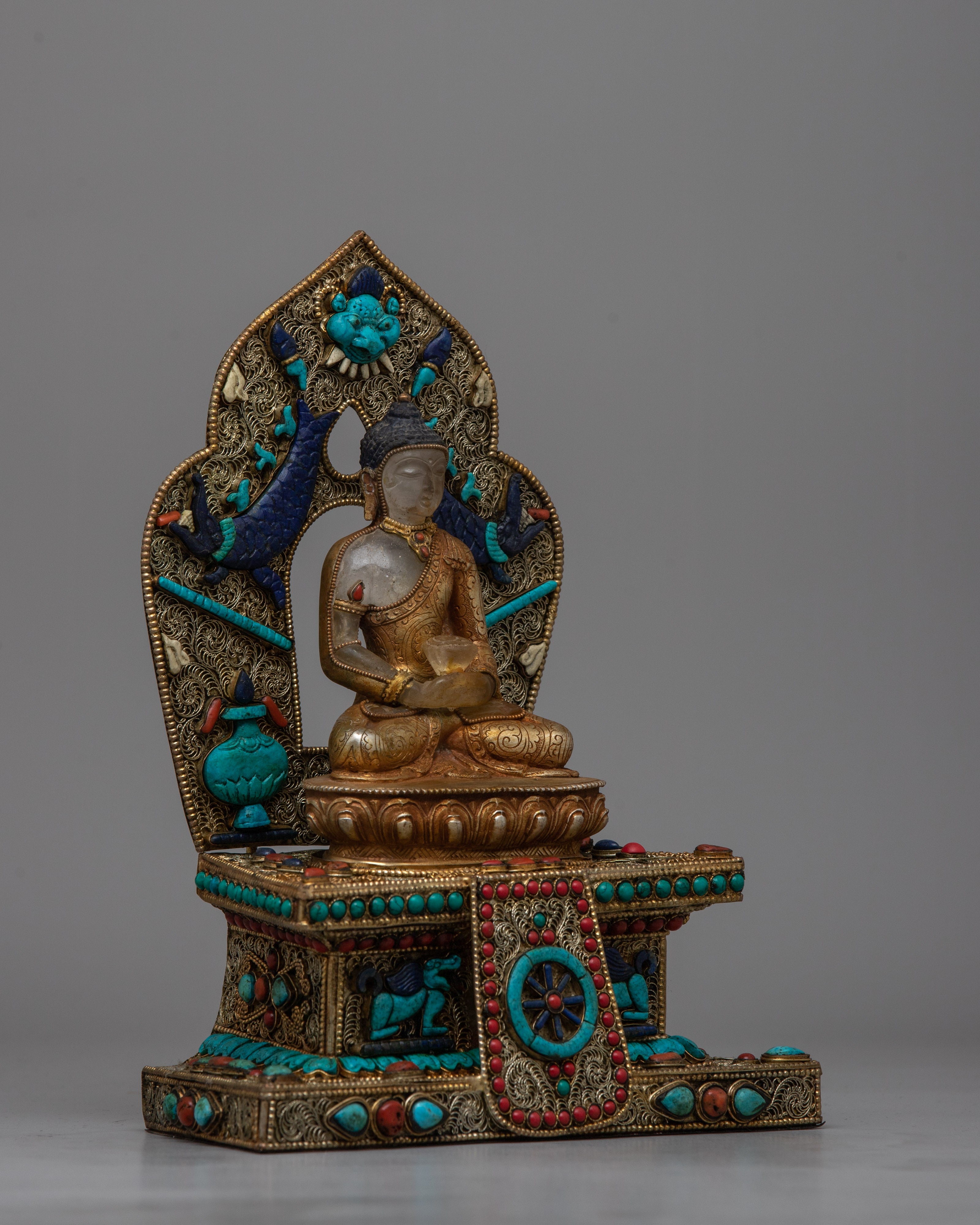 Amida Amitabha Buddha Statue | Statue Serves as a Symbol of Spiritual Aspiration