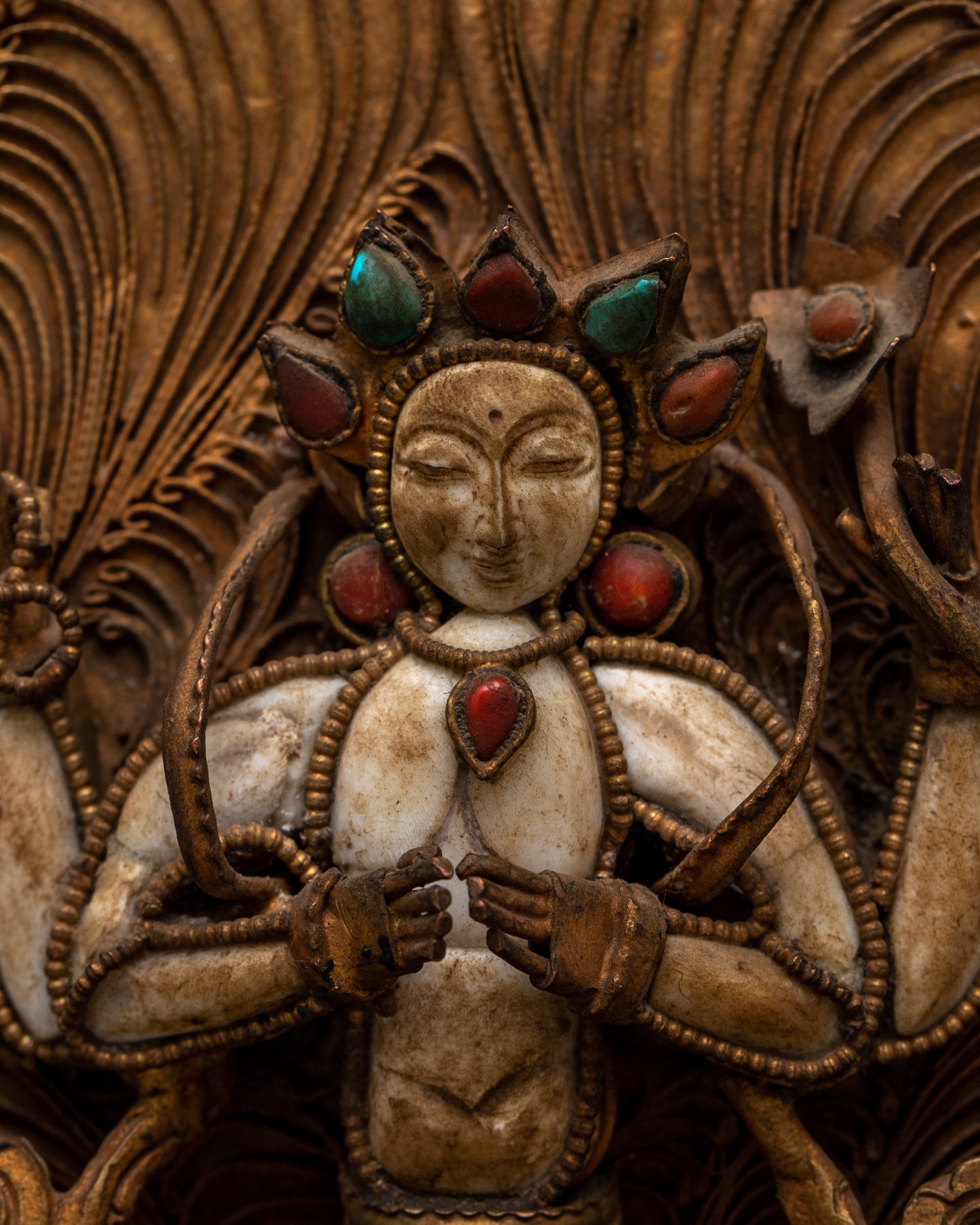 4 Arms Chenrezig Buddha Statue | Intricately Crafted to Embody the Boundless Compassion