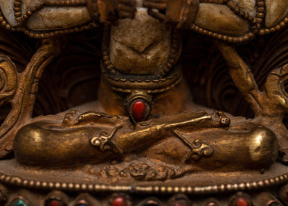 4 Arms Chenrezig Buddha Statue | Intricately Crafted to Embody the Boundless Compassion