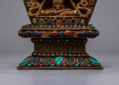 4 Arms Chenrezig Buddha Statue | Intricately Crafted to Embody the Boundless Compassion