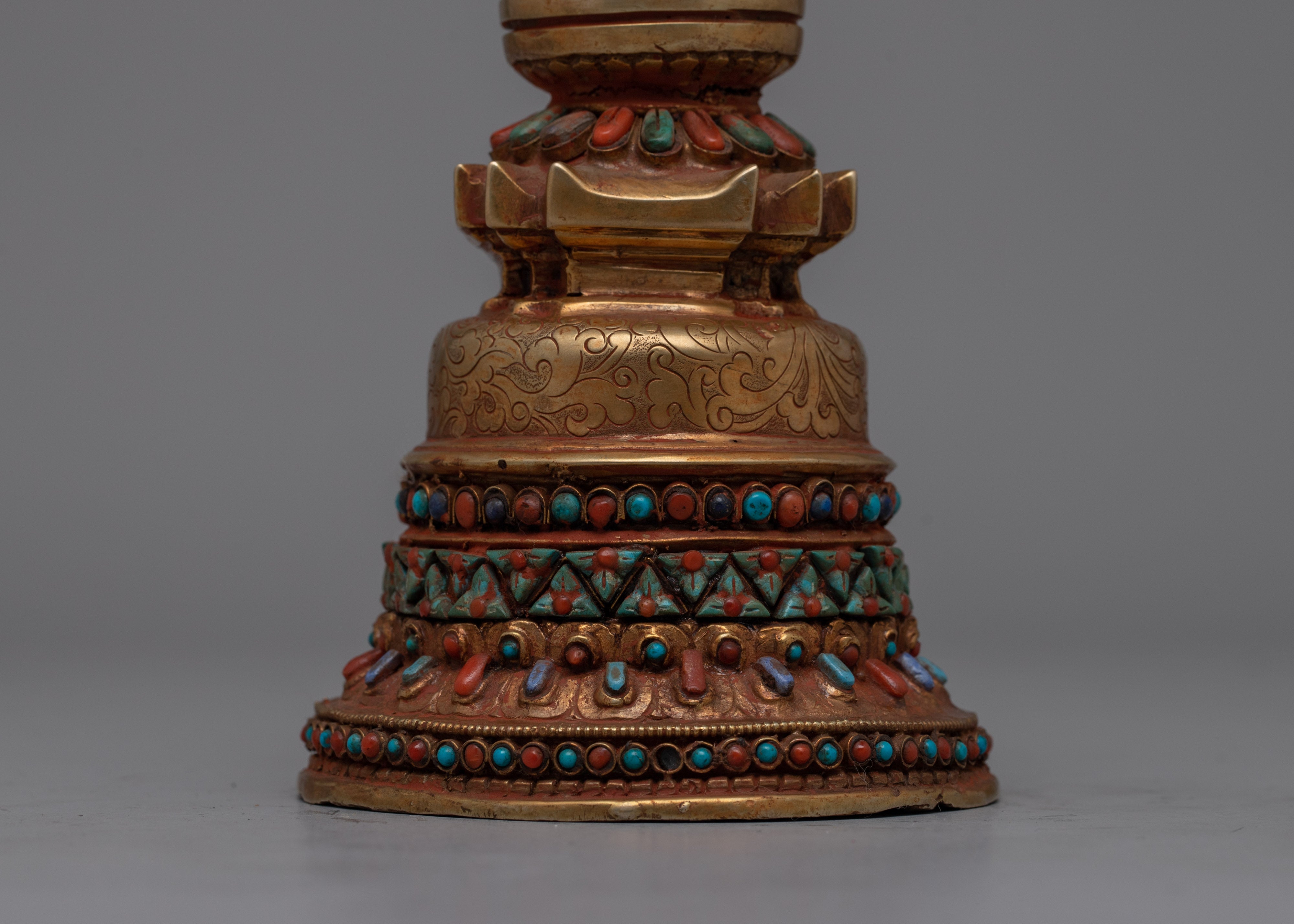 Buddhist Copper Kadampa Stupa | Channeling the Wisdom and Serenity of Buddhist Tradition