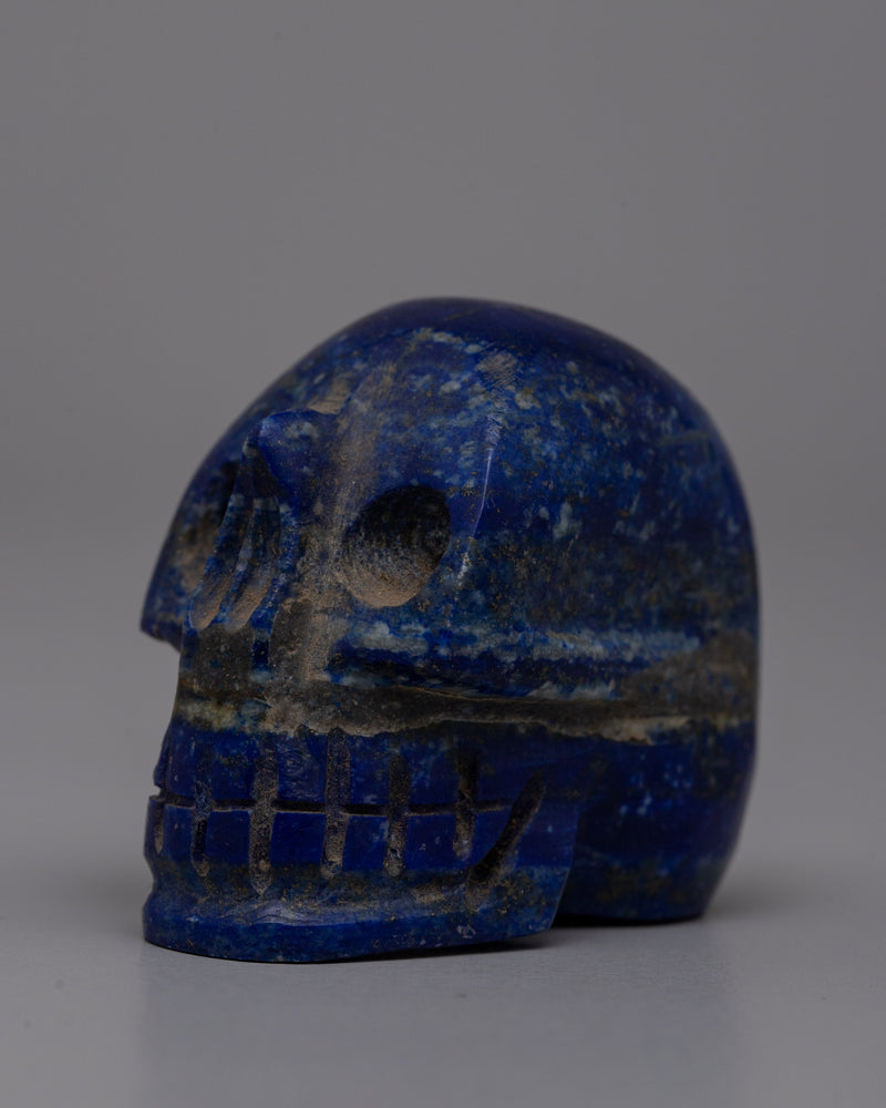 Lapis Lazuli Skull | Mystical Symbol of Wisdom and Inner Vision