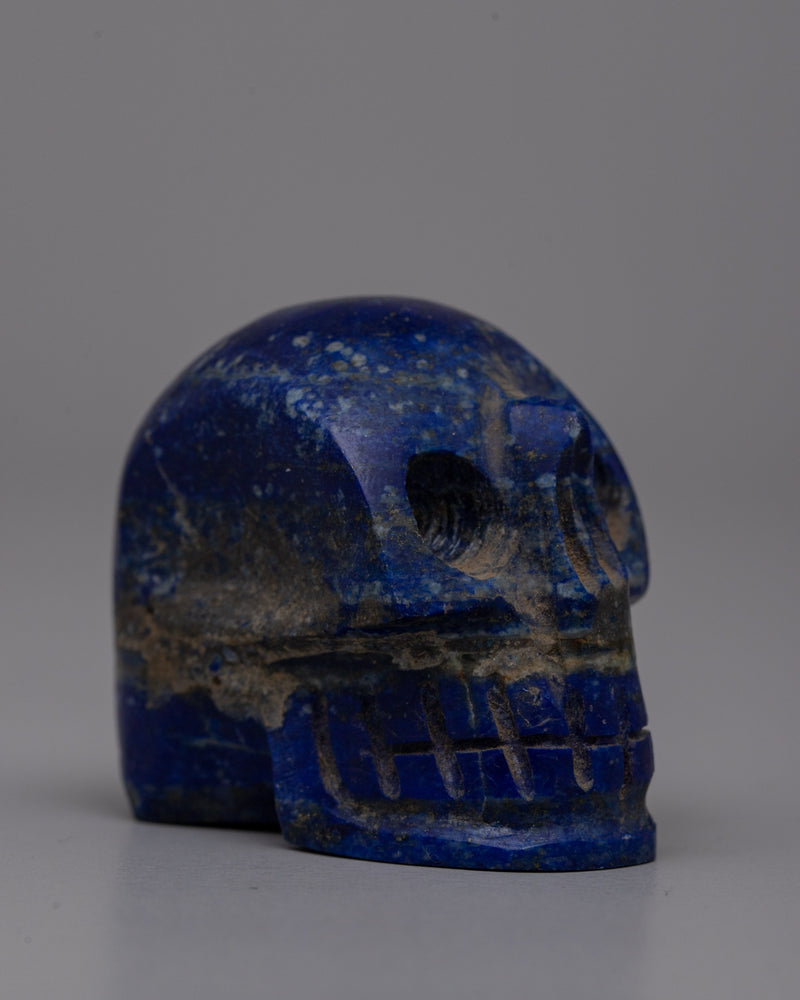 Lapis Lazuli Skull | Mystical Symbol of Wisdom and Inner Vision