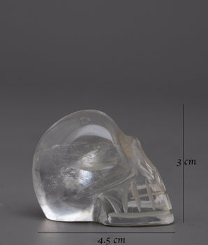 Skull Crystal Statue | Evoking Depth and Mystery, Symbolizing Transformation and Renewal