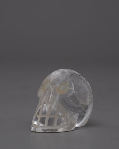 Skull Crystal Statue | Evoking Depth and Mystery, Symbolizing Transformation and Renewal