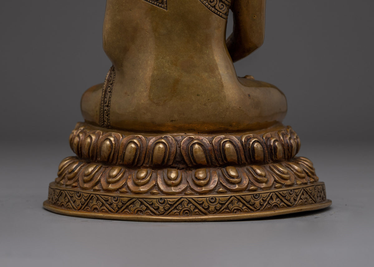 Amitabha Copper Decor Statue | Dharmakara - 48 Great Vows Buddha