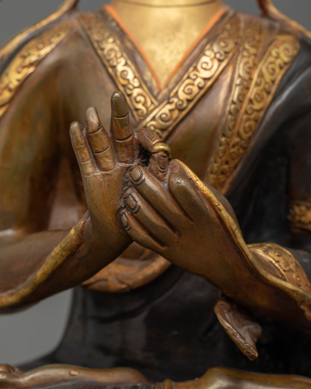 Tsongkhapa and His Disciples Statue Set | Embodiment of Wisdom and Compassion