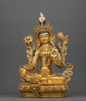green-tara-tibetan-goddess-figurine
