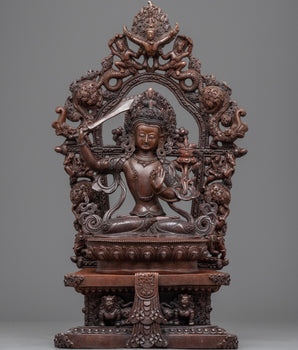 Manjushri bodhisattva statue