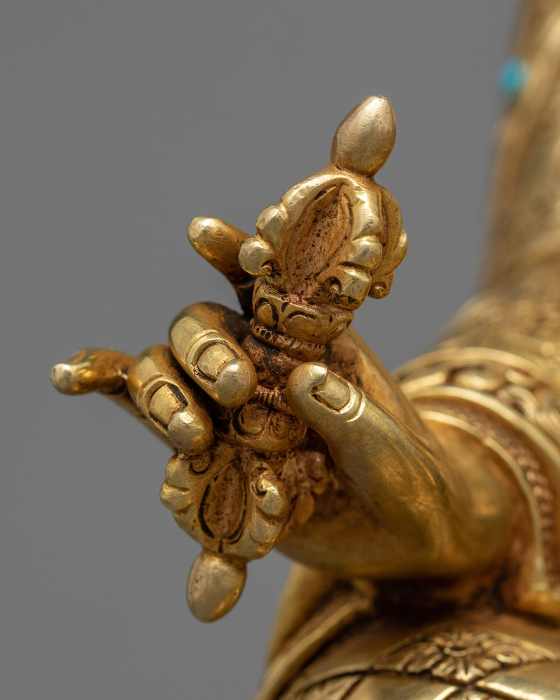 Tibetan Guru Rinpoche Sculpture | Enlightened Presence
