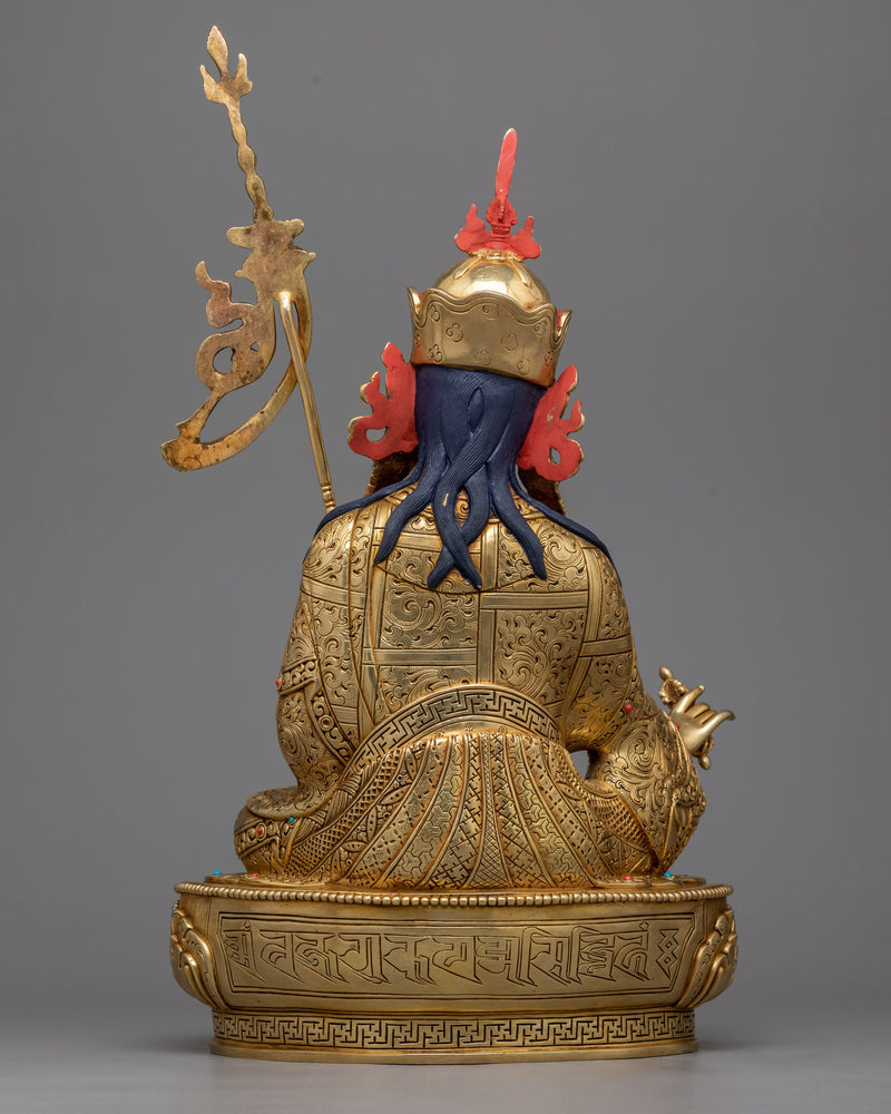 Tibetan Guru Rinpoche Sculpture | Enlightened Presence