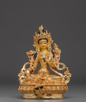 Swift Liberator Green Tara Figurine | Mother of All Buddhas