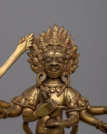 Copper Mahakala Phurba | Ritual Dagger for Meditation and Spiritual Healing