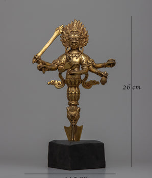 Copper Mahakala Phurba | Ritual Dagger for Meditation and Spiritual Healing