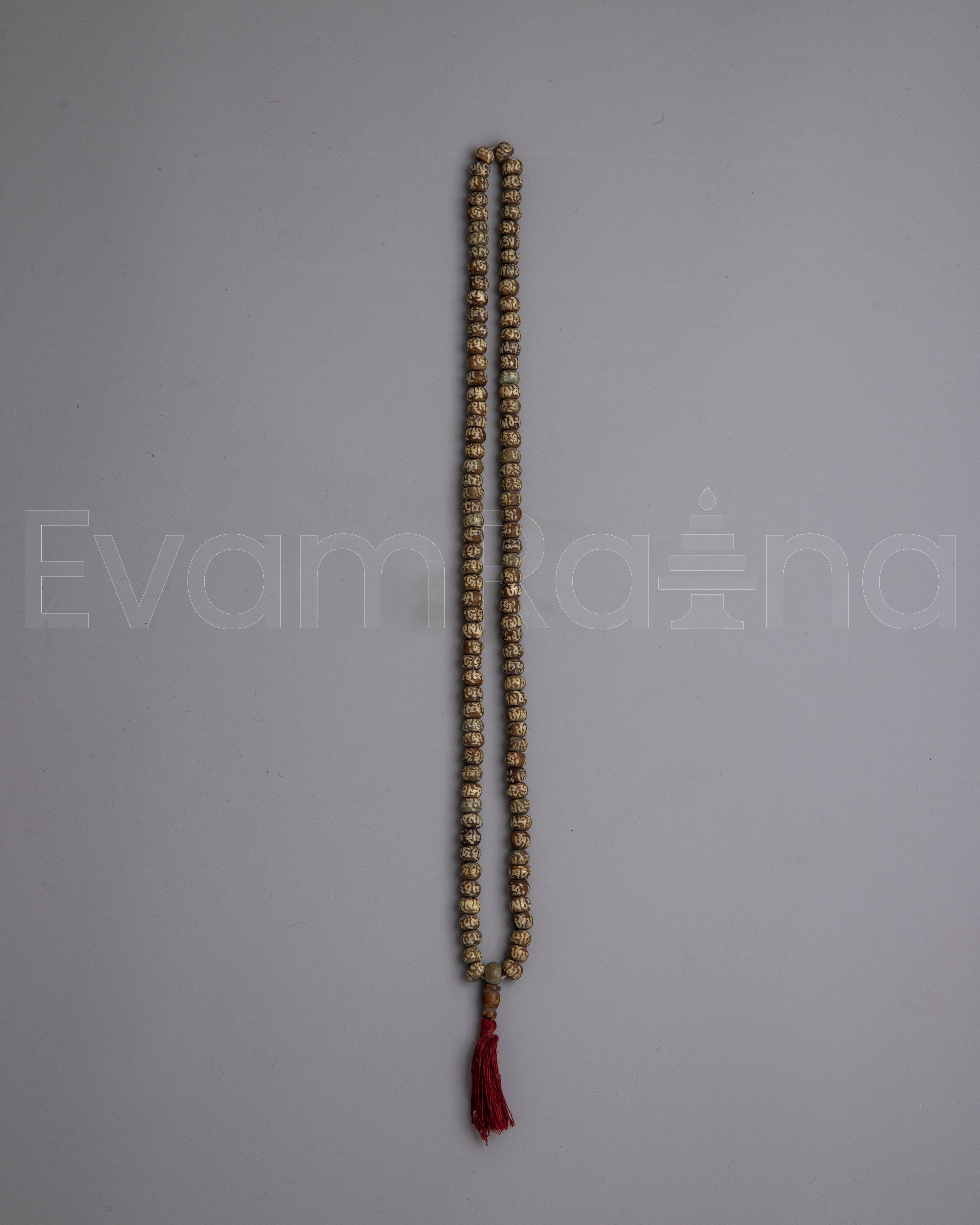White Bone Mala Beads