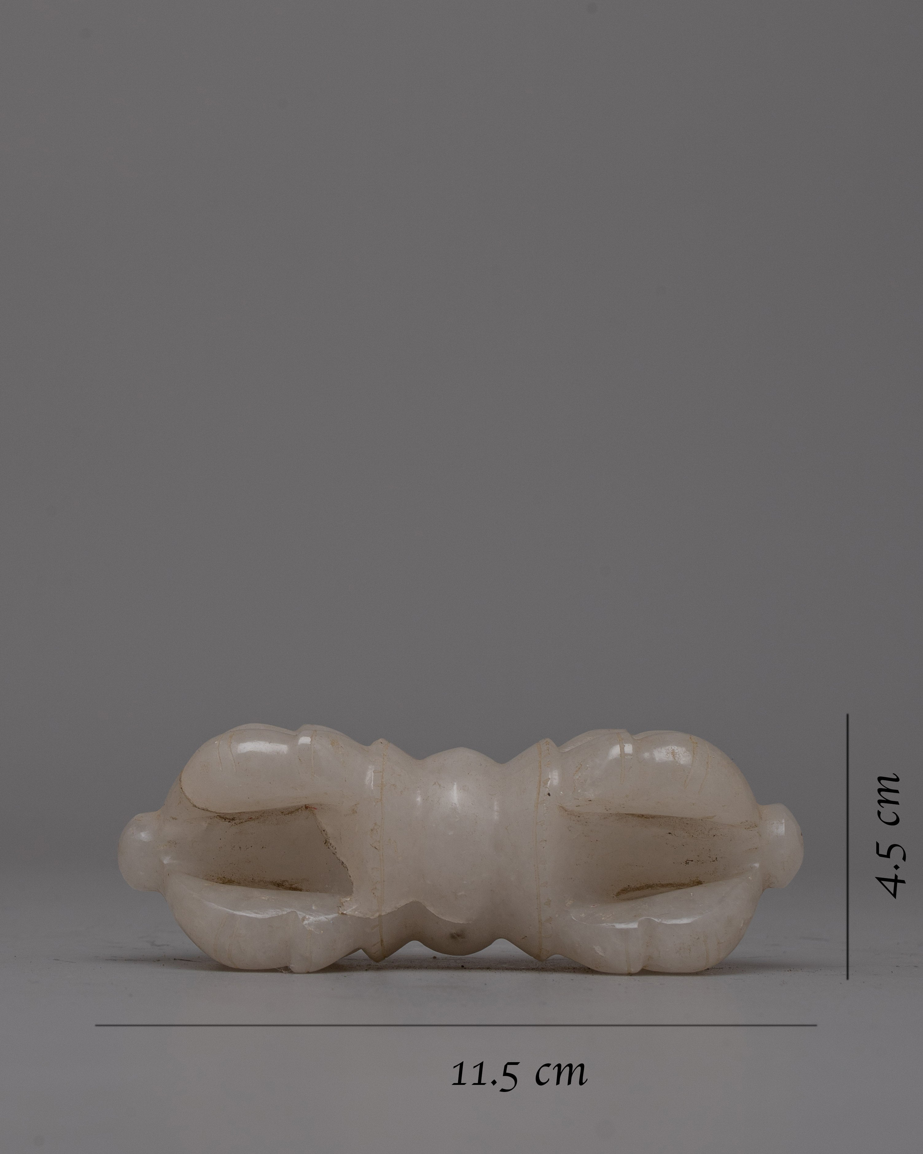 The Crystal Vajra | Handcrafted Tibetan Buddhist Ritual Dorje