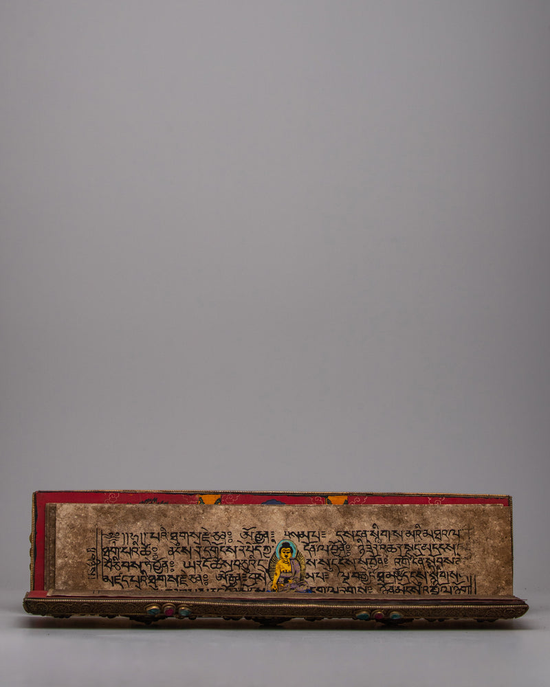 Tibetan Prayer Book | Handcrafted Scriptures for Spiritual Connection