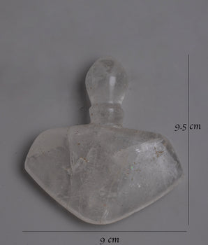 Crystal Kartika Knife | Sacred Tibetan Buddhist Instrument for Meditation