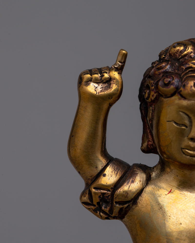 Standing Garden Buddha Statue | Handmade, Perfect for Adding a Touch of Zen to Any Setting