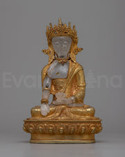 Shakyamuni Buddha Crystal Statue
