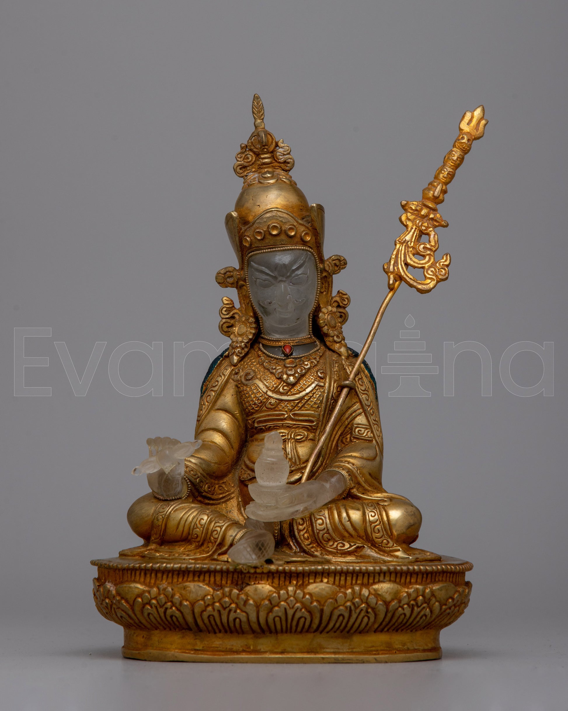 Crystal Guru Rinpoche Statue