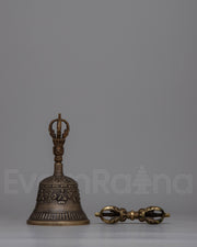 Brass And Bronze Vajra And Bell Set