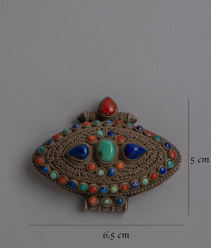 Handmade Ghau Box Pendant | Embrace Sacred Traditions