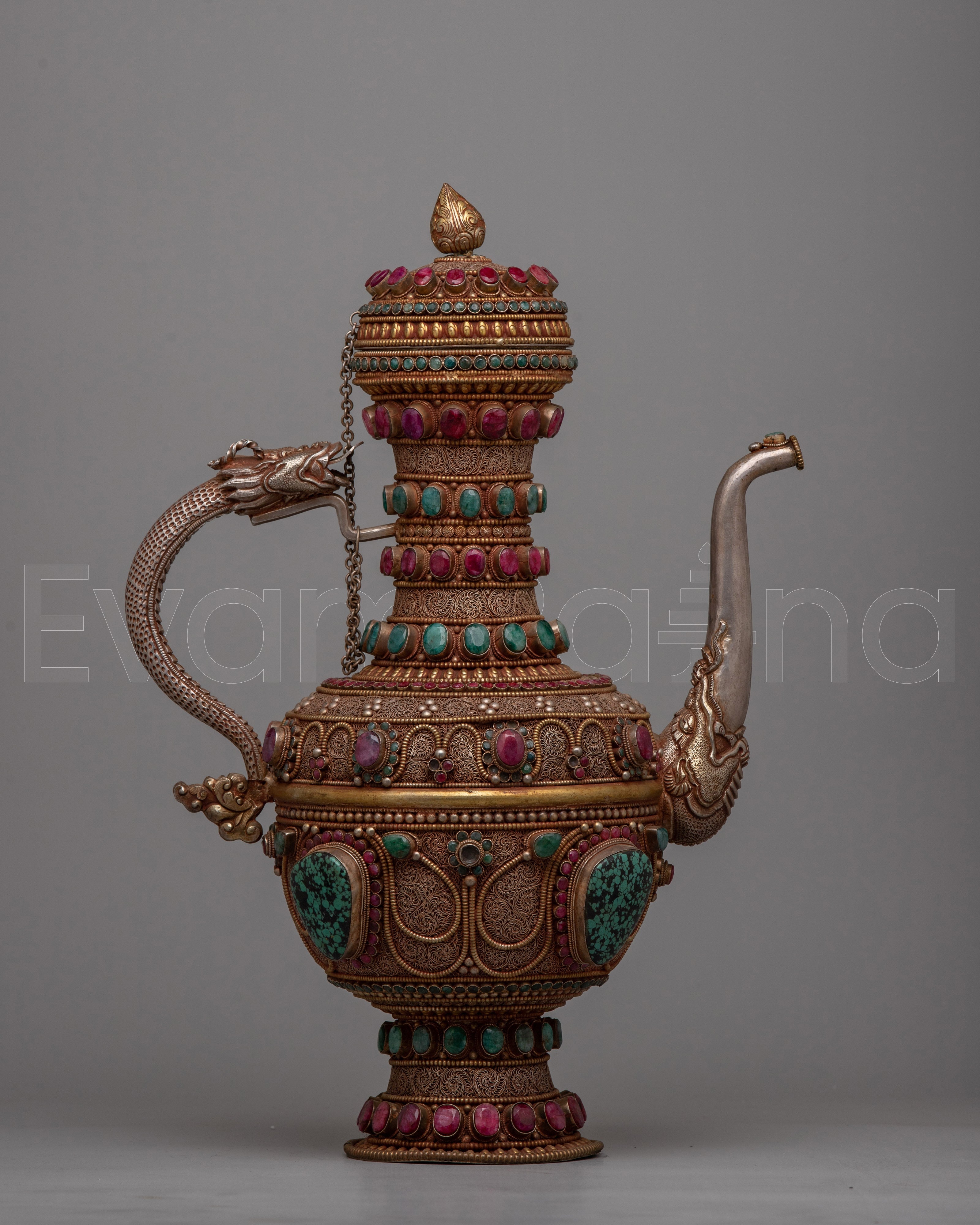 Premium Pure Silver Tea Pot
