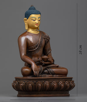 11" Shakyamuni Buddha Statue | Handmade in Nepal