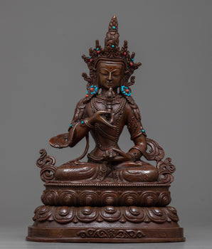 vajrasattva-oxidized sculpture